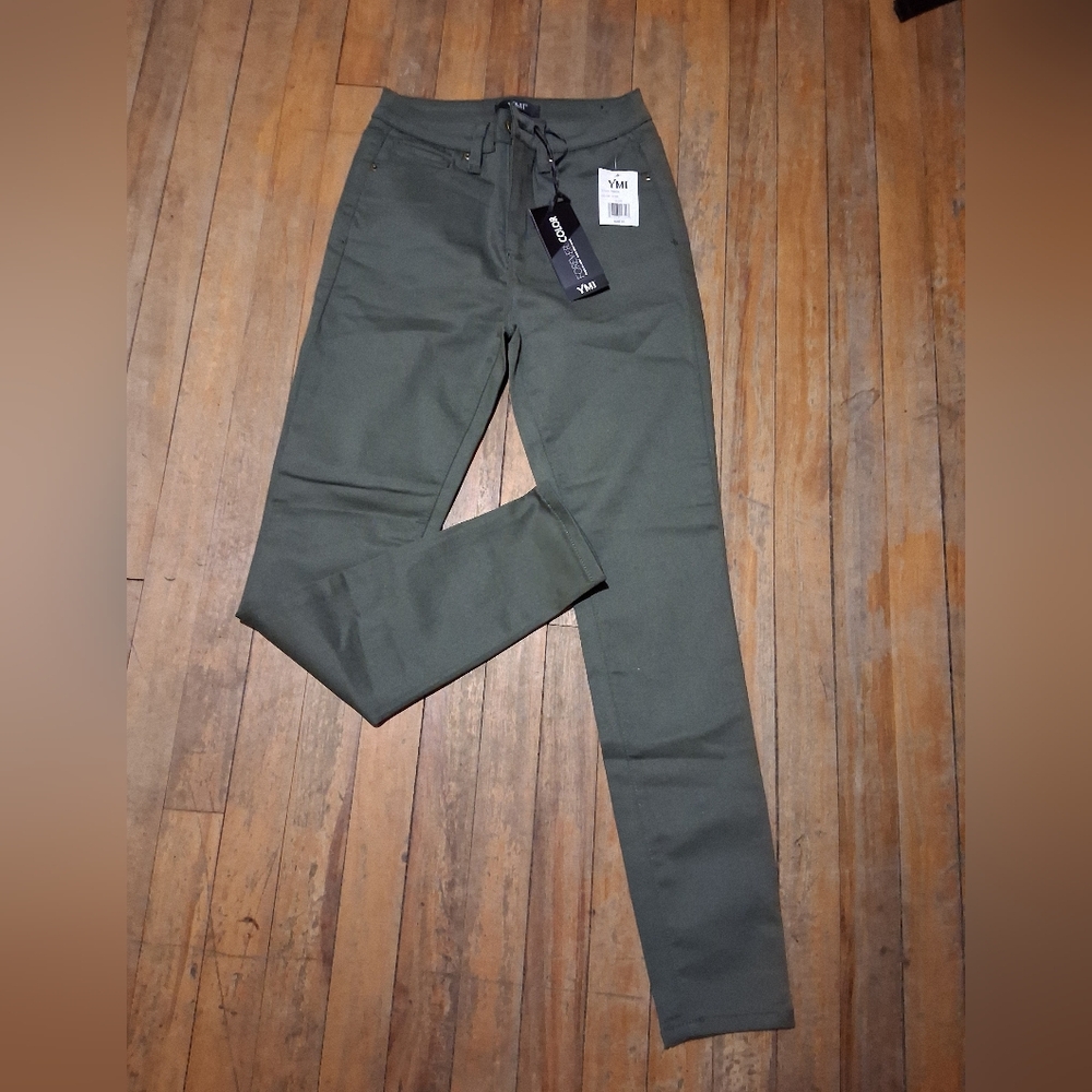 Men's Green Drawstring Pants - YMI